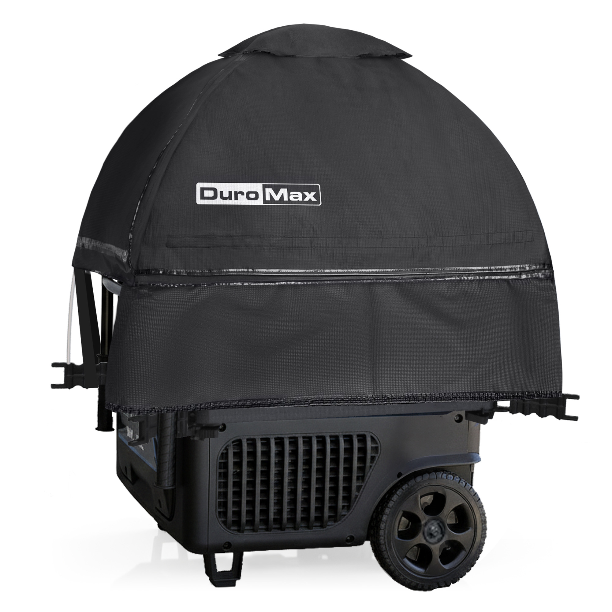 DuroMax DMX-GTV Inverter Generator Cover — 36in.L x 24in.W x 24in.H, Weatherproof, Flame Retardant, Black, Model# DMX-GTV